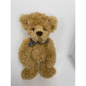 Vintage Russ Spriggs‎ Teddy Bear Rare Bow Plush Stuffed Animal Toy